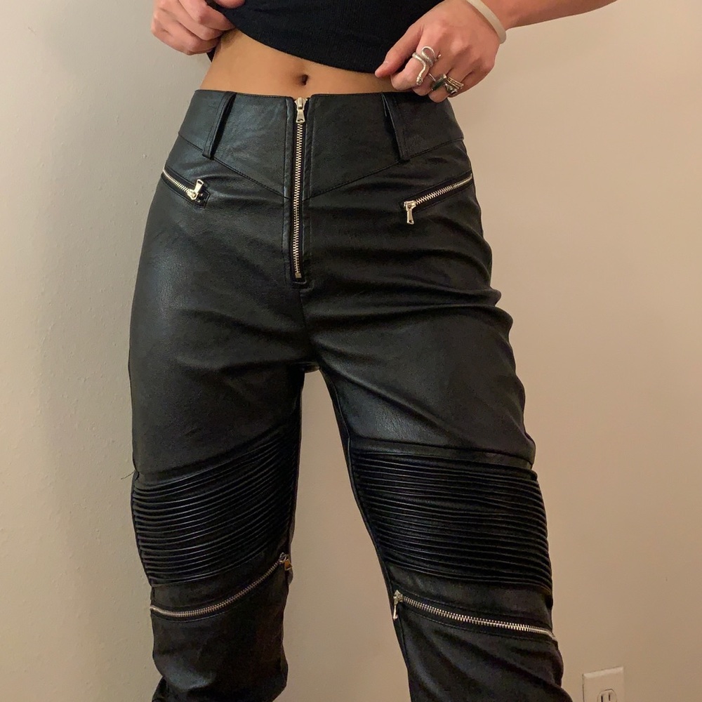 ONE OF A KIND, TIGER MIST PU PANT